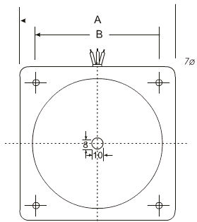 AC Synchronous Motor Technical diagram